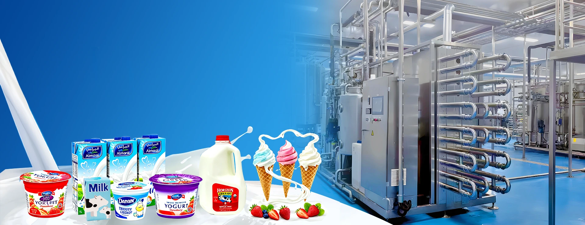 Producător de linii de producție de produse lactate din China