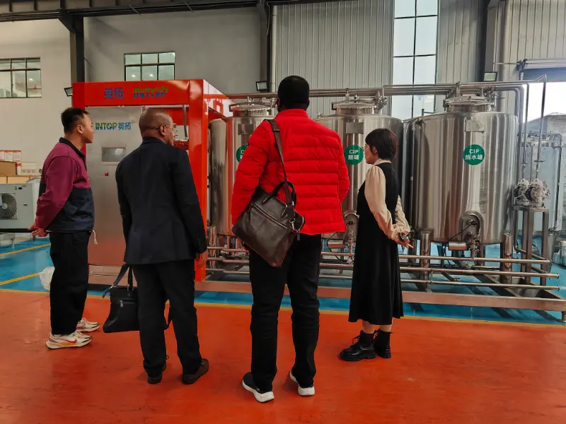 INTOP stabilește cu succes linie de producție a băuturilor cu apă purificată în Tanzania