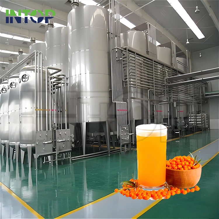 Linie de producție a suc de cătină