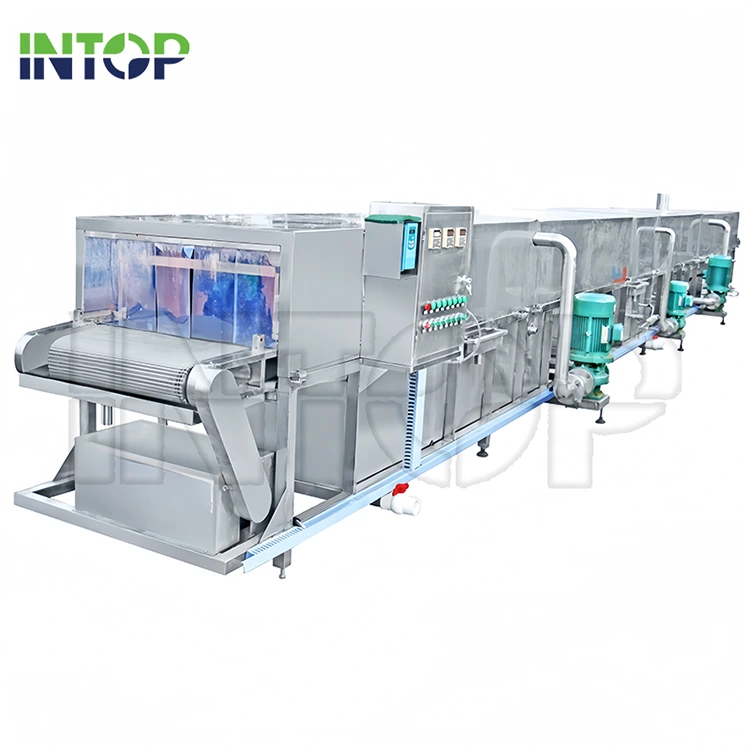 Pasteurizator cu pulverizare tunel